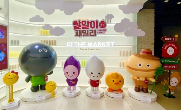 CJ제일제당은 쌀과 잡곡을 모티브로 한 ‘쌀알이 패밀리’ 캐릭터 8종을 개발하고, 캐릭터 팝업 스토어 운영, 캐릭터 적용 신제품 출시, 온라인 기획전 등을 진행한다. 사진=CJ그룹.