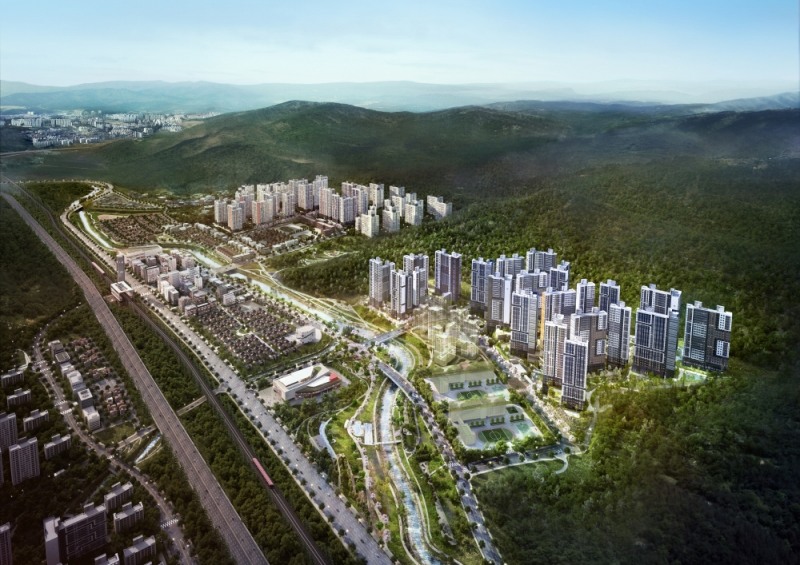 사송 더샵 데시앙 2차 조감도