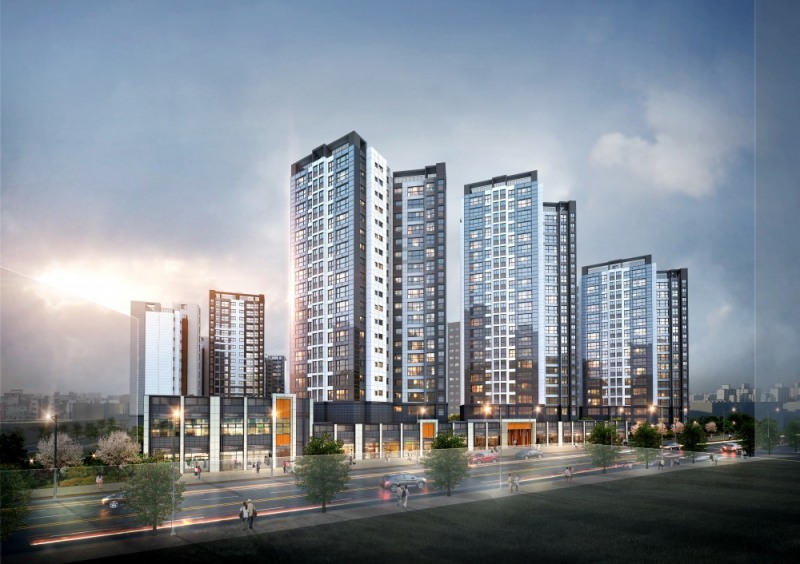 래미안 엘리니티 투시도