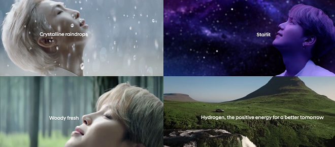 현대차xBTS 수소 캠페인 영상 갈무리. 제공=현대차.