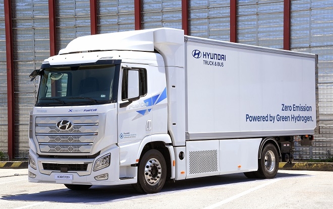 현대 엑시언트 수소전기트럭.