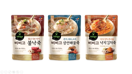 CJ제일제당, '비비고 프리미엄 죽' 3종 출시
