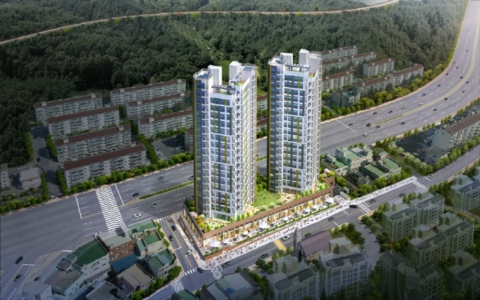 여수신기 휴스티지, 메가11 투시도