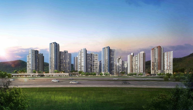 이안 센트럴포레 장유 투시도