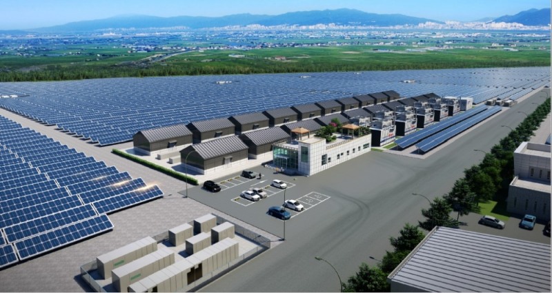 새만금 육상태양광 3구역 발전사업 조감도안 / 사진=호반건설