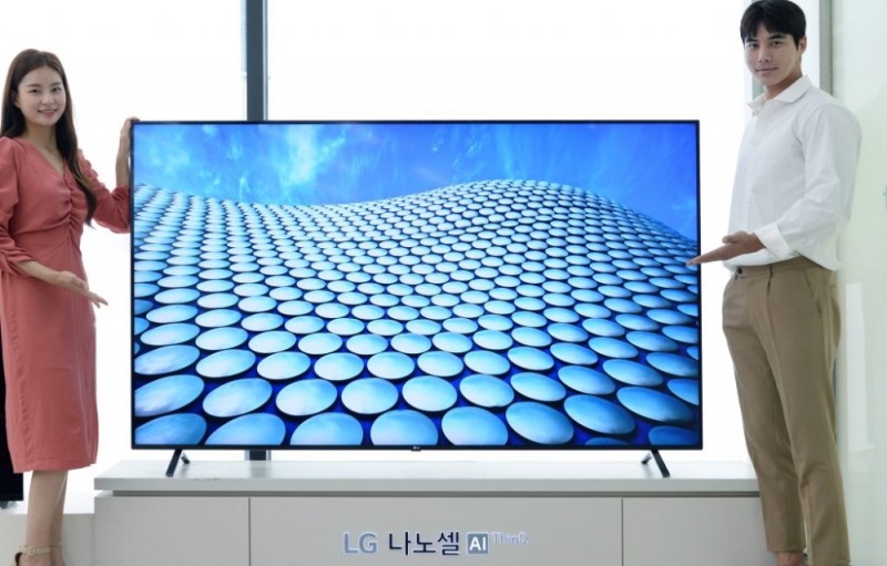 LG전자의 '나노셀 AI ThinQ' TV/사진=LG전자