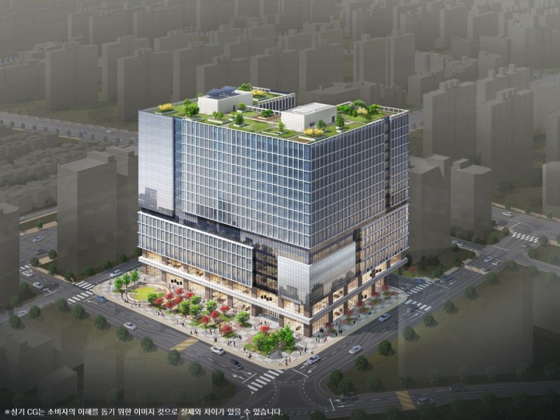 현대 테라타워 광명 조감도