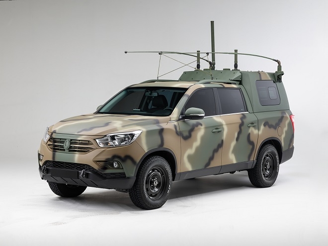 국군 지휘차량 렉스턴 스포츠. 사진=쌍용차.