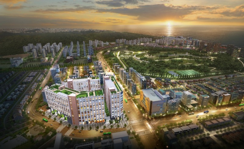 여수 웅천캐슬스타 광역 조감도