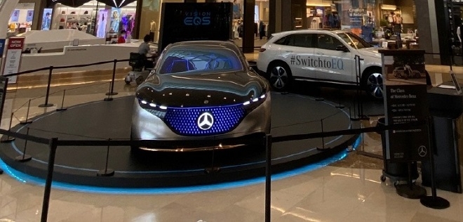 벤츠 비전 EQS. 사진=더클래스 효성.