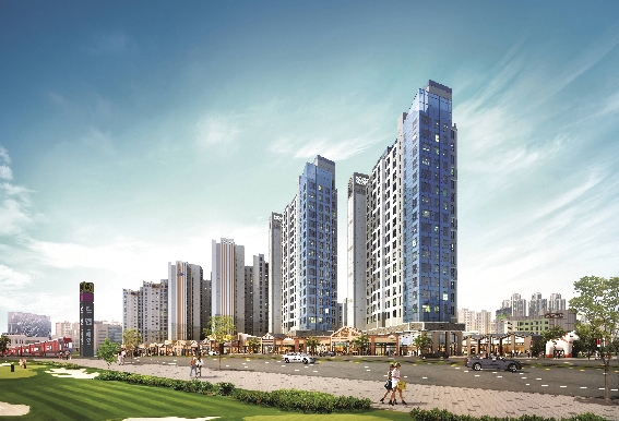 ▲ 동탄역해리엇에디션84 오피스텔 투시도.