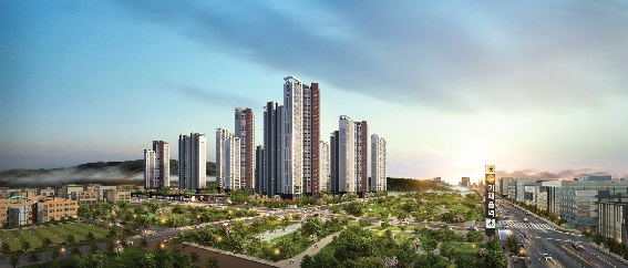 ▲ 가재울역 트루엘 에코시티 투시도.