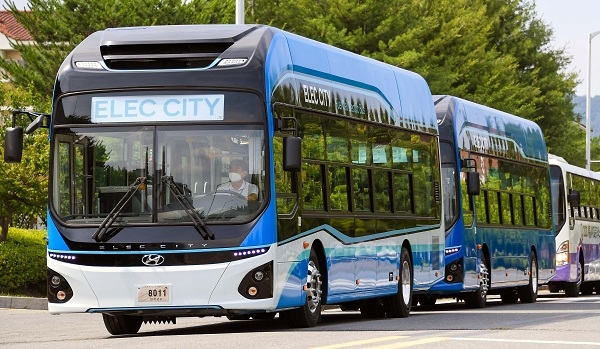 현대차 수소전기버스.