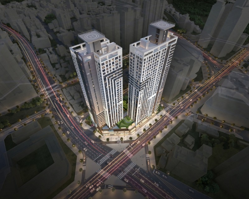 해운대 중동 스위첸 조감도