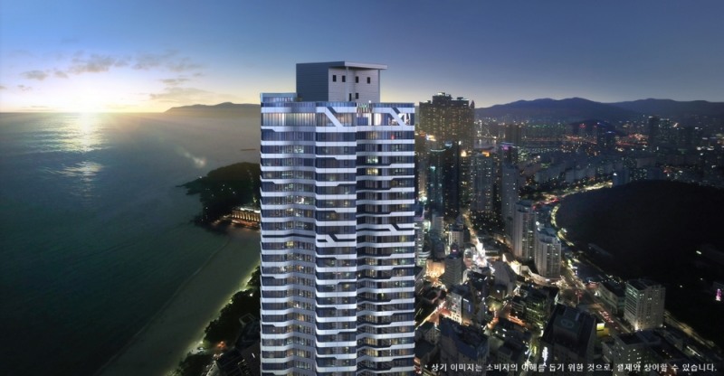 빌리브 패러그라프 해운대 투시도