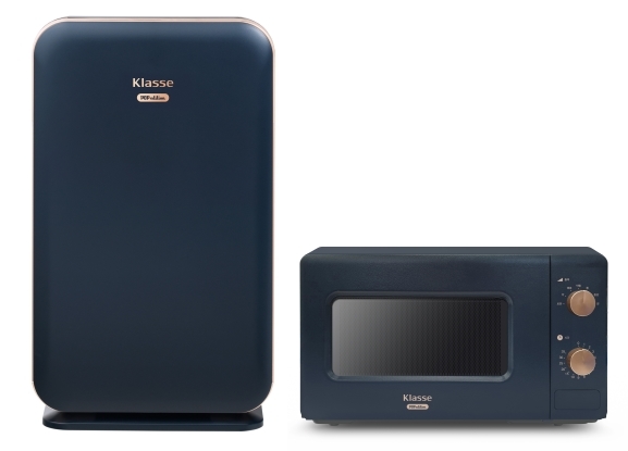 클라쎄 팝 에디션 시리즈 ‘공기청정기’와 ‘전자레인지/사진=위니아대우