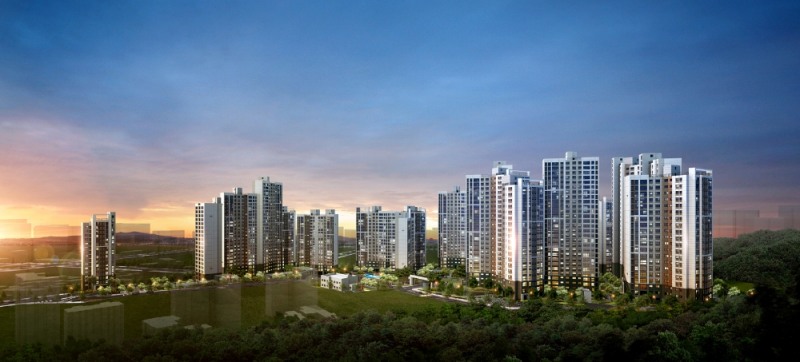 광명 푸르지오 포레나 야경투시도