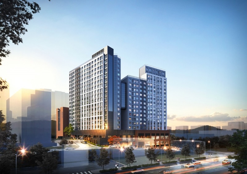 아현 푸르지오 클라시티 투시도