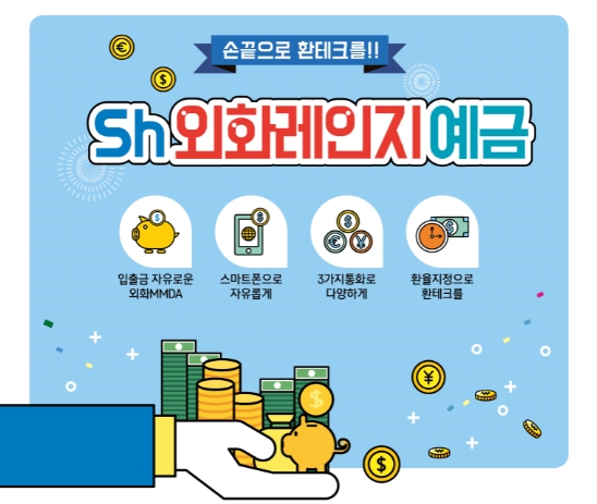 Sh수협은행인 Sh외화레인지 예금 상품을 출시했다. /사진=Sh수협은행