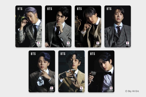 CU는 다음 달 2일 ‘방탄소년단 2020 티머니카드(5000원)’를 단독 판매한다. 사진=BGF그룹.