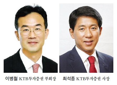 이병철·최석종 KTB, 위기돌파에는 역시 ‘IB·대체투자’