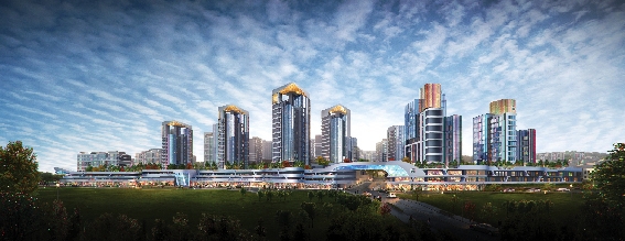 ▲ 현대건설이 한남3구역에 제안한 ‘디에이치 한남’ 투시도.