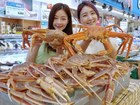 롯데마트 동행세일 2탄…러시아 대게 3만3000원·한우 35% 할인