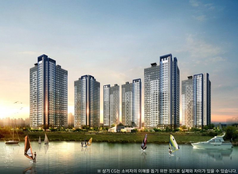 시흥 금강펜테리움 오션베이 투시도