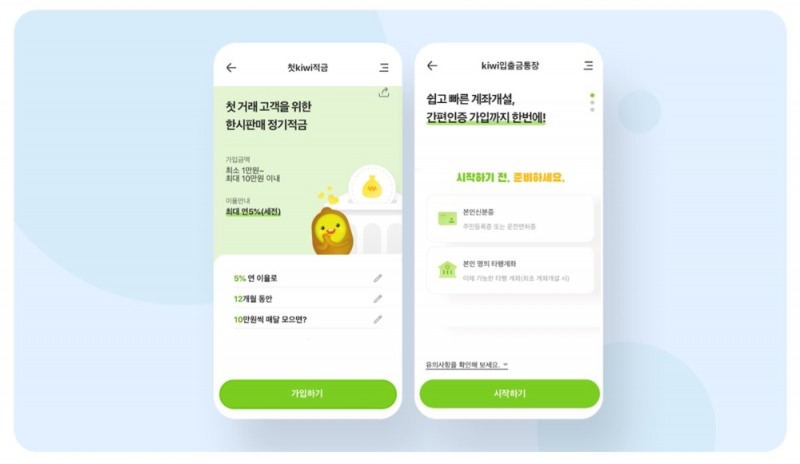 KB저축은행, 최대 연 5%금리 ‘첫kiwi적금’ 출시