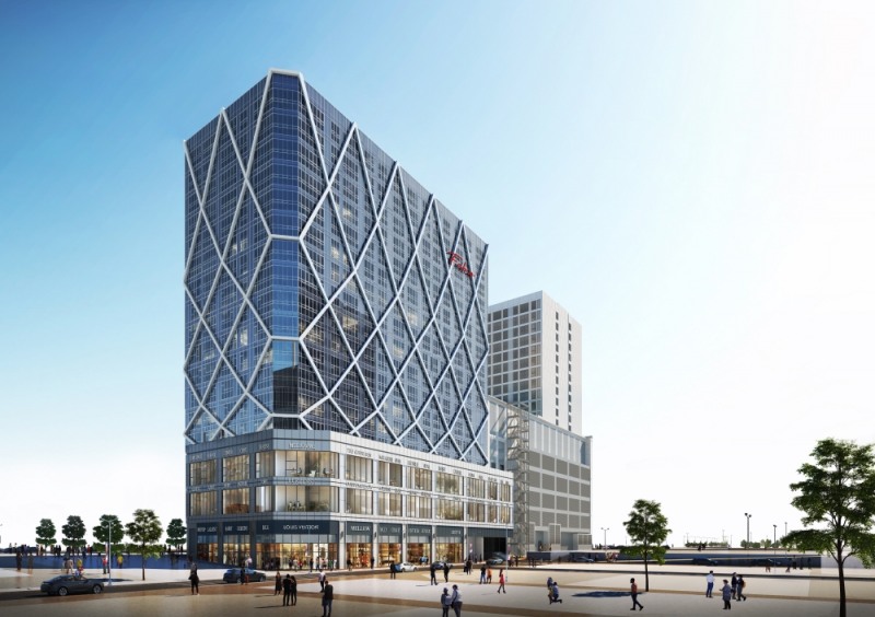 파비오 더 씨타 오피스 투시도