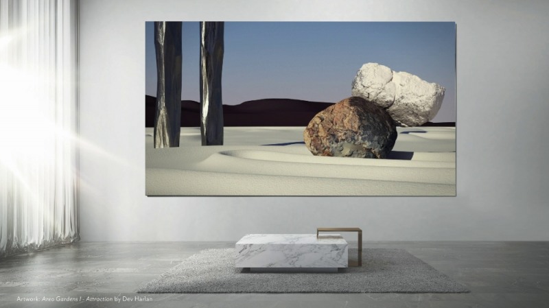 삼성전자가 개최한 '더 월(The Wall)' 미디어 아트 공모전에서 대상을 수상한 데브 할런의 '화성 정원 I – 인력'/사진=삼성전자