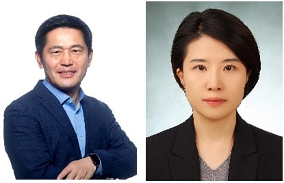 이용우 이노션 대표이사 사장(왼쪽)과 송미영 현대차그룹 인재개발원장 상무.