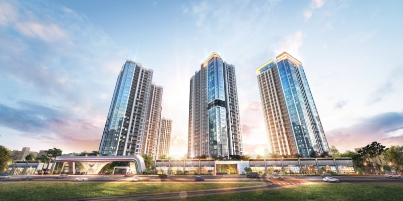 롯데건설 리버파크 시그니처 투시도