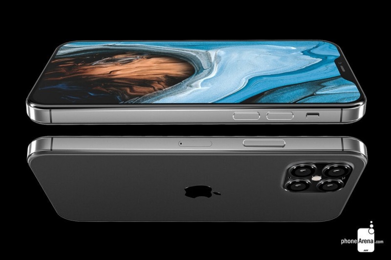 애플의 하반기 출시 예정인 '아이폰12' 출시될 것으로 공식 발표 했다. 사진은 아이폰12의 렌더링 이미지/사진=폰 아레나(phone Arena)