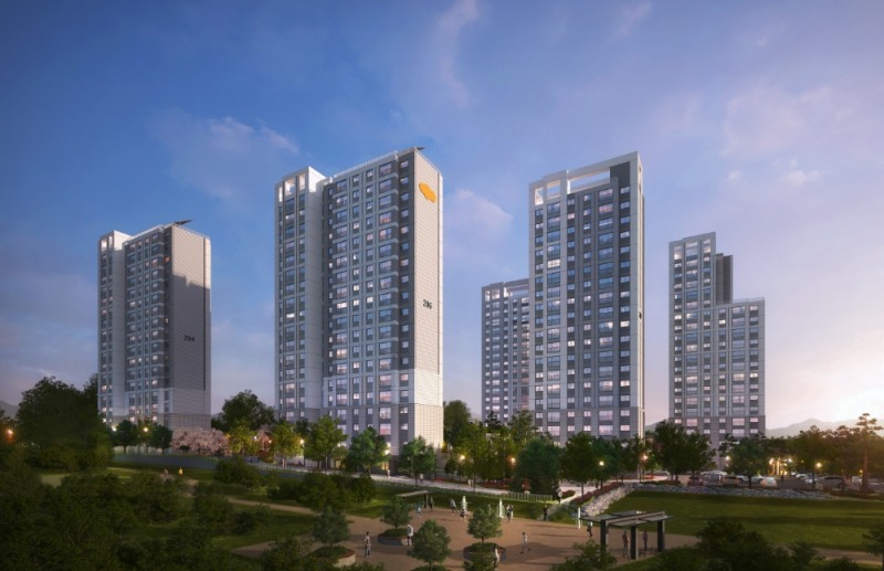 대림산업 e편한세상 김포 어반베뉴 석경투시도