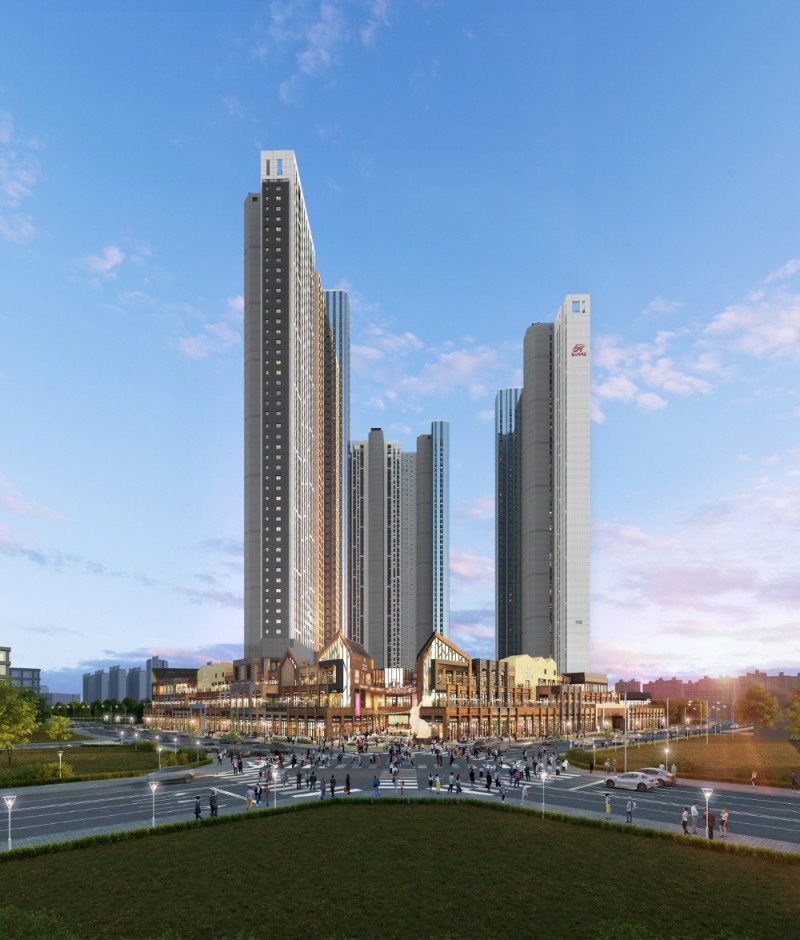 현대건설 어반그로브 고덕 투시도