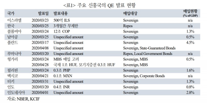 신흥국 QE 장기화될 경우 부작용 나타날 수 있어 - 국금센터