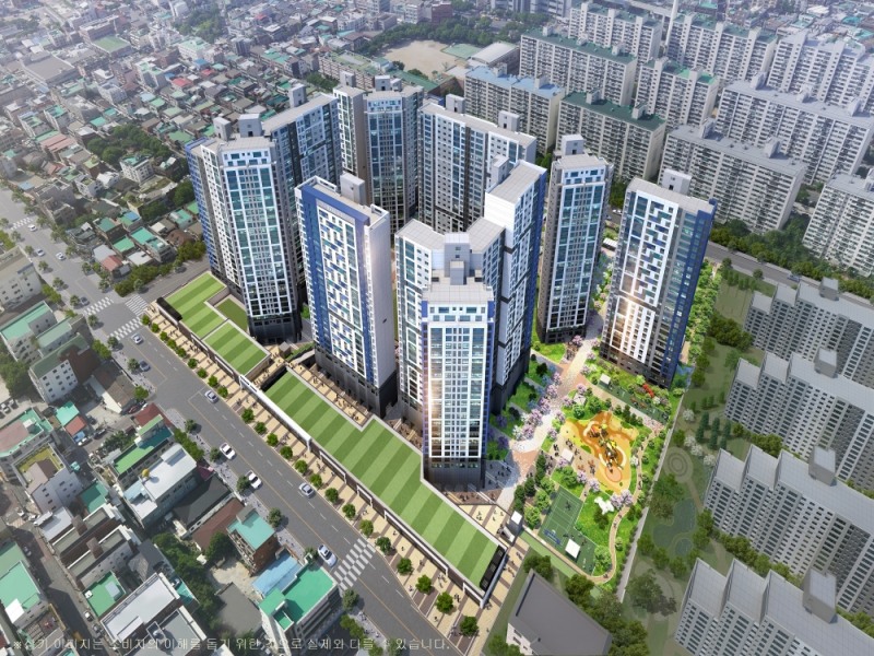 더샵 수성라크에르 조감도