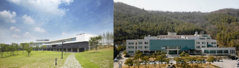 삼성이 최근 코로나19 재확산에 따른 수도권 병실 부족 현상을 해결하기 위해 연수원 두 곳을 생활치료센터로 제공하기로 했다. (사진왼쪽부터) 삼성화재 글로벌 캠퍼스(고양), 삼성물산 국제경영연구소(용인) 전경/사진=삼성