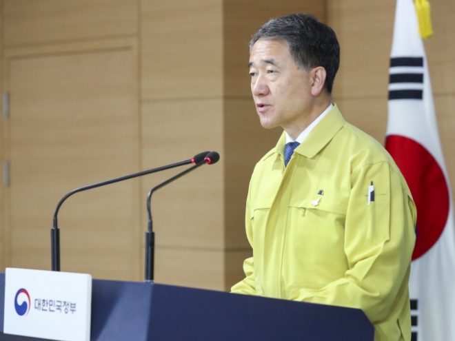 박능후 중앙재난안전대책본부 1차장. 사진=뉴스핌.