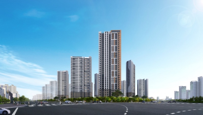 고덕신도시 제일풍경채 3차 센텀 투시도