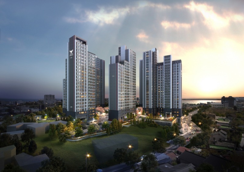 롯데건설 속초 롯데캐슬 인더스카이 투시도