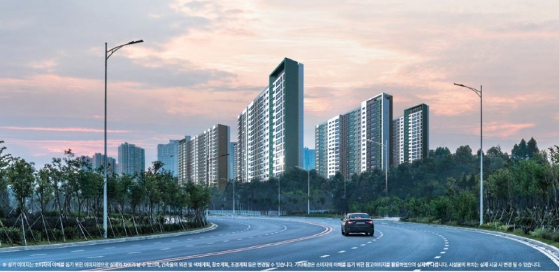 완주 푸르지오 더 퍼스트 투시도