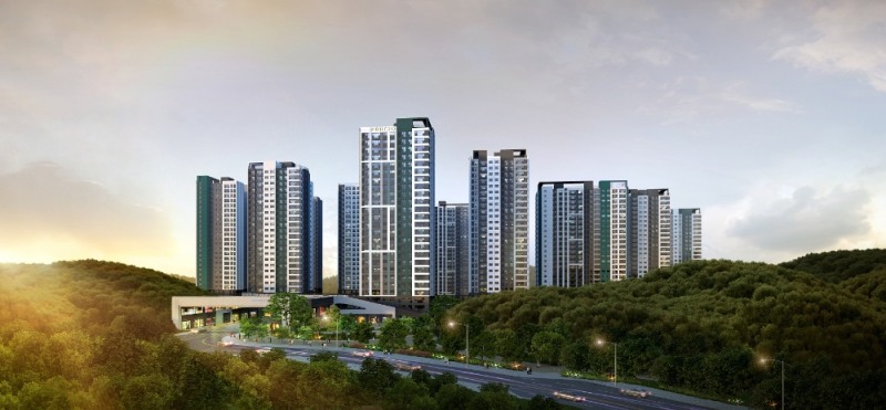 영흥공원 푸르지오 파크비엔 석경투시도