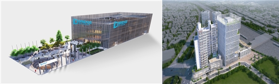 대전광역시(왼쪽)와 충남 천안시(오른쪽)에 추가 조성될 스타트업파크 조감도/사진=중기부