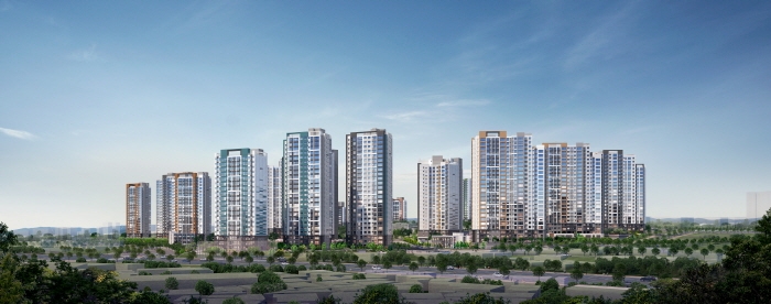 ▲이달 9월 분양 예정된 울산 비규제 지역의 번영로 센트리지 투시도. / 사진제공 = 더피알