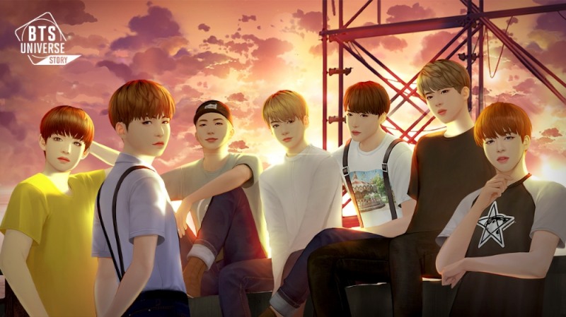 넷마블의 방탄소년단 IP 신작게임 BTS 유니버스 스토리 홍보물/사진=넷마블