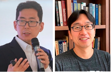 가우스랩스 김영한 대표이사(왼쪽)과 윤성희 R&D총괄.