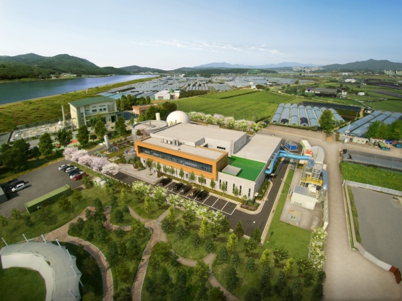 충주 음식물 바이오 에너지센터 전경