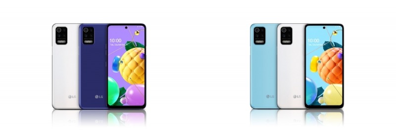 LG K52(왼쪽)와 LG K62(오른쪽)/사진=LG전자